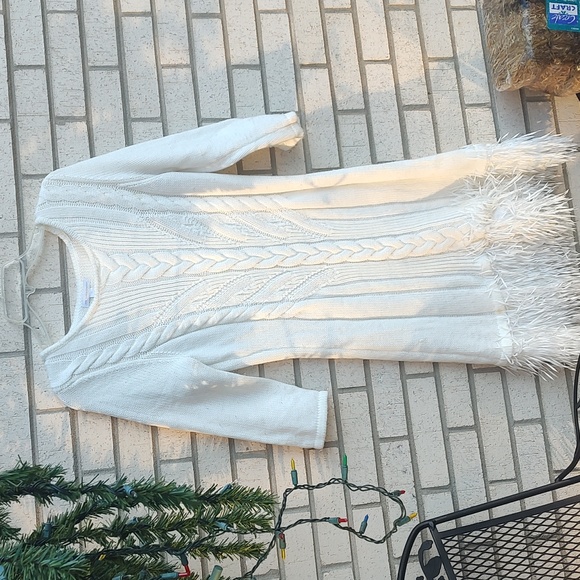 White Sweater Dress - Picture 5 of 10